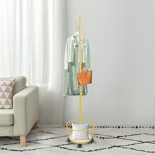 Coat rack with - coat,